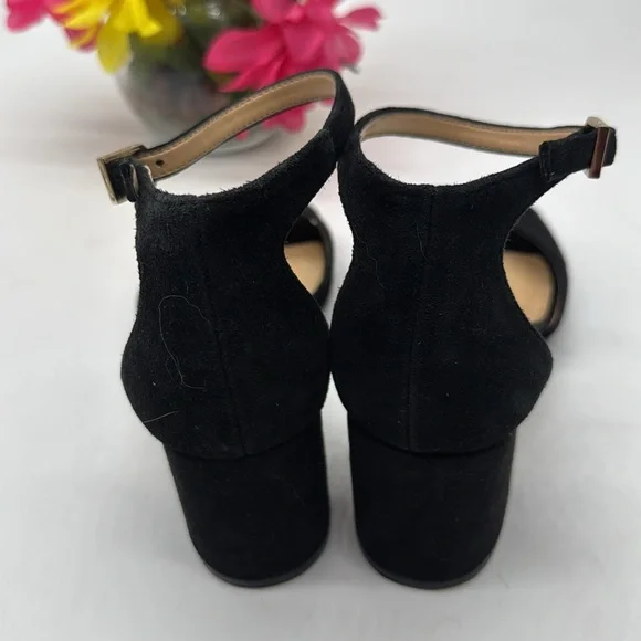 Sam Edelman Black Suede Heels - Picture 3 of 7